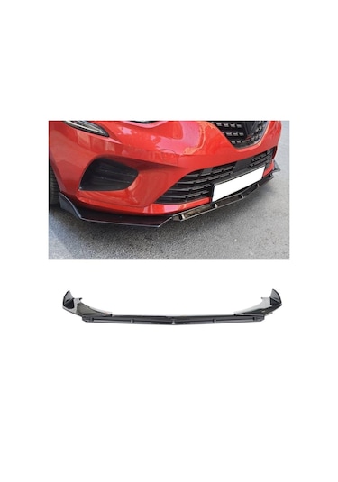 Renault Clio 5 Ön Tampon Altı Lip 3 Parça 2019-2022