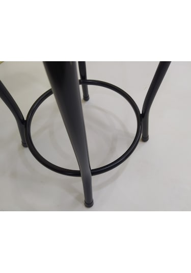 Sandalye Bar Tipi Yüksek Model Kırmızı 4Adet Metal Çelik Nike