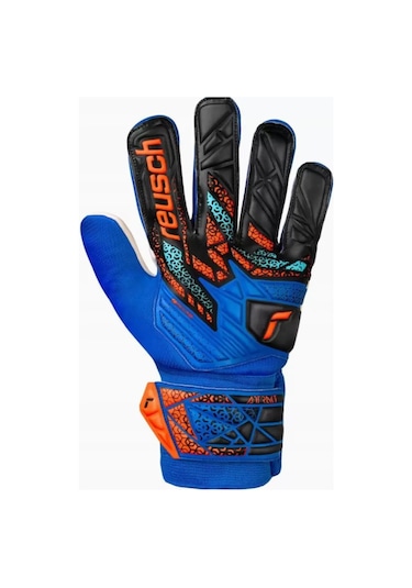 Reusch Attrakt Starter Solid Çocuk Kaleci Eldiveni 5572514-4467 Mavi - Siyah