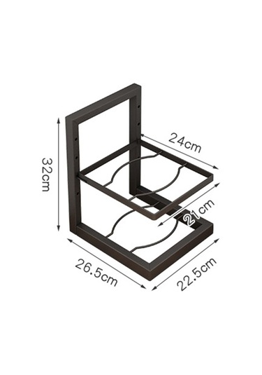 Suntek Pan Organizatör Rafı Ağır Hizmet Tipi Tencere Rafı