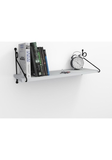 Decormet Seramoni Raf Seti 1 Raflı 200 720 Beyaz Beyaz