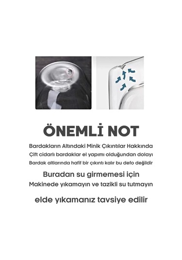 Çift Camlı Cidarlı Sevimli Ayıcık Süt Çay Kahve Su Kupa Bardağı 250ml Ev Ofis Isı Yalıtımlı Bardak