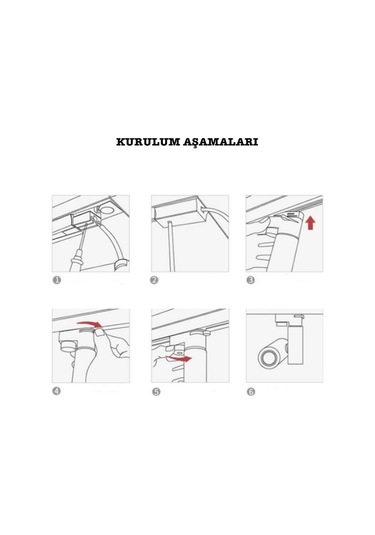 Noas Yl29 4001 Lyon 40w Ray Spot 6400k Beyaz Işık