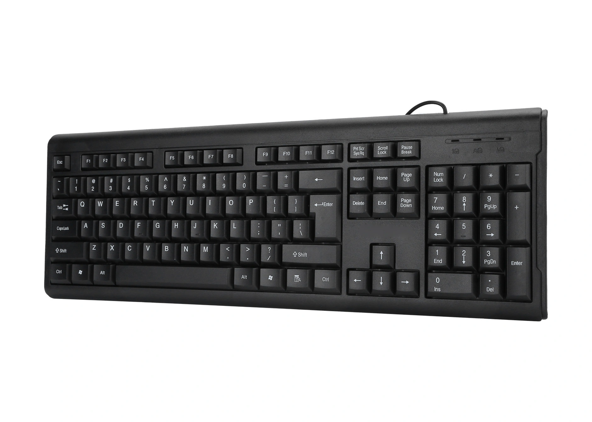 Shineyee T15 104 Tuşlu Usb Kablolu İş Klavyesi - Sessiz Tip, Ergonomik Tasarım, Dayanıklı Ve Kolay Kurulum