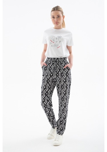 Fashion Friends Bayan Pantolon 25y0843k1 Siyah Siyah