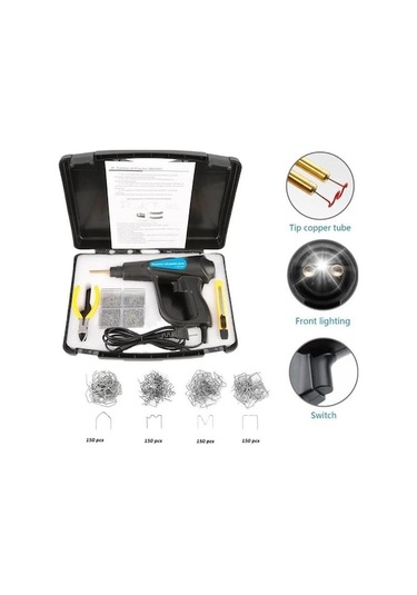 Trendooze Zımba Uçlu Tampon Tamir Sıcak Plastik Parça Makinesi Kaynak 70w 600 Gw