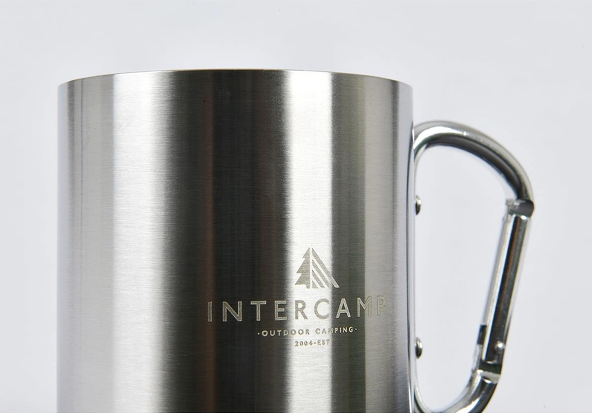 350 Ml Çelik Kamp Bardağı, Paslanmaz Çelik Bardak, Kupa, Çelik