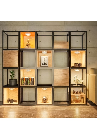 16 Renk Değiştirilebilir Led Disk Işıklı 6 Adet Gece Lambası