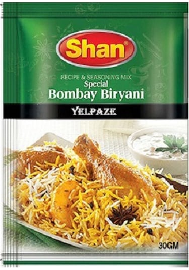 Yelpaze Shan Bombay Biryani Basmati Pilav Baharatı 30 G