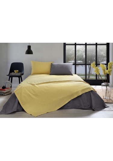 ÖZDİLEK COLORMİX HARDAL ÇİFT KİŞİLİK PİKE TAKIM