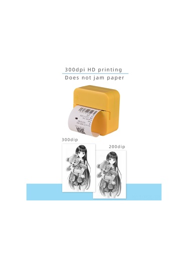 Padalink P7 Mini Termal Yazıcı 57mm, Bluetooth İle Bağlanabilir, Siyah-beyaz Baskı, Not/resim/yazı Yazdırır, 1000mah Pil, Pembe