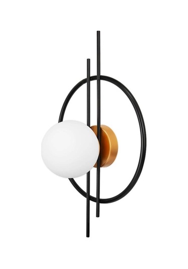 Glop Camlı Modern Ampüllü Aplik Çok Renkli