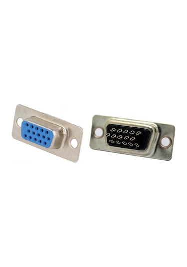 Connfly Ds1035-15fbnsıss ,15-pin,3x5,kablo/düz Dişi Dsub Port