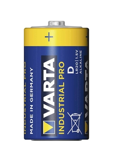 Varta 4020 Industrial Pro Lr20 Alkalin Büyük Boy D Pil 20'li
