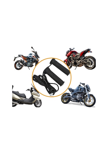 Isıtmalı Elcik 4 Kademeli PWM Kontrollü Motosiklet El Isıtma - Universal Her Motora Uyumlu