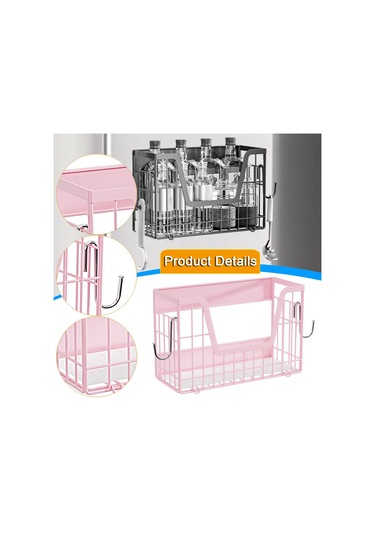 Suntek Buzdolabı Yan Rafı Manyetik Dolap Ev Eşyaları İçin Pembe