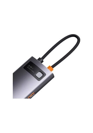 Baseus Starjoy 8-port Multifonksiyonel 8in1 Type-c Hub Adaptör D
