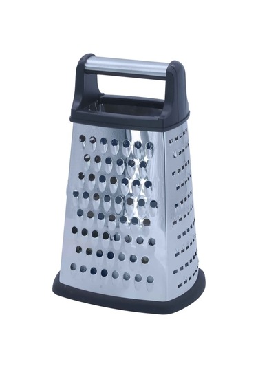 Arow Amber Paslanmaz Çelik 4 Yönlü Rende 24cm Siyah - Tr-4411-s Siyah