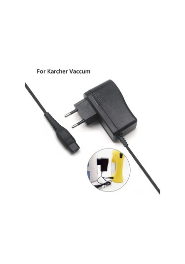 Shineyee Karcher Penceresi Süpürgesi İçin Değiştirme Şarj Cihazı - Wv50/wv60/wv70/wv75 Uyumlu - Dc 5.5v 0.6a - Siyah - Avrupa Standardı
