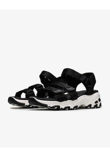 Skechers D'Lites - Fresh Catch Kadın Siyah Sandalet 31514 Blk Siyah Skechers D'Lites - Fresh Catch Kadın Siyah Sandalet 31514 Blk Siyah