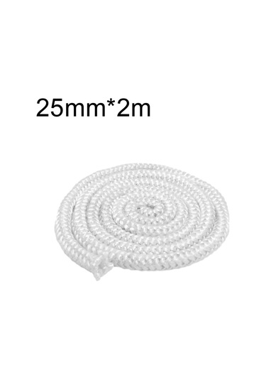Suntek Magideal Şömine Kapı Contası Halat Fiberglas 2 Metre 25mmx2m