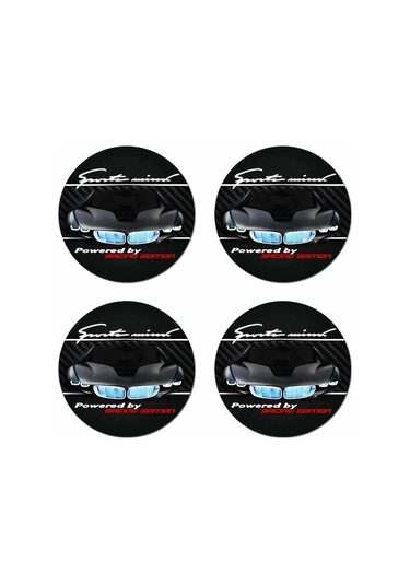 Bmw Sports Mind Tuning Damla Geçme Jant Göbeği 4'lü 55mm