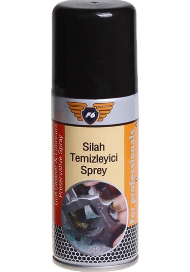 F6 Silah Temizleyici ve Bakım Sprey 100 ML