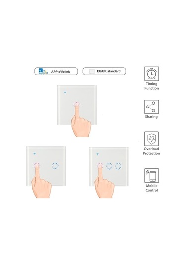 Xianwen Reedark Akıllı Wi-fi Anahtarı - Ses Kontrolü,