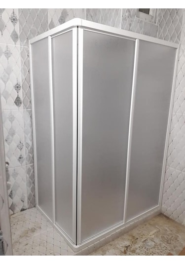 Nokta Duşakabin Köşeli Teknesiz Mika Duşkabin Şeffaf