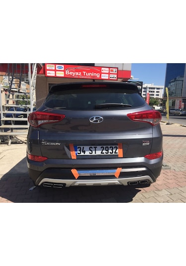 Hyundai Tucson Ön Arka Tampon Koruma Difüzör 2015-2016-2017-2018 Turbosuz