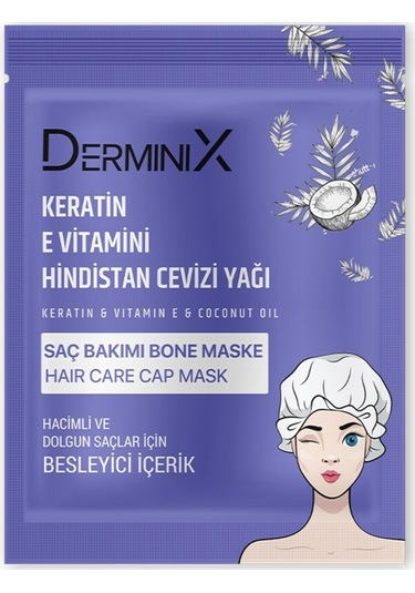 5'li Keratin Ve E Vitamini Hindistan Cevizi Yağı Bone Saç Maskesi Seti Set