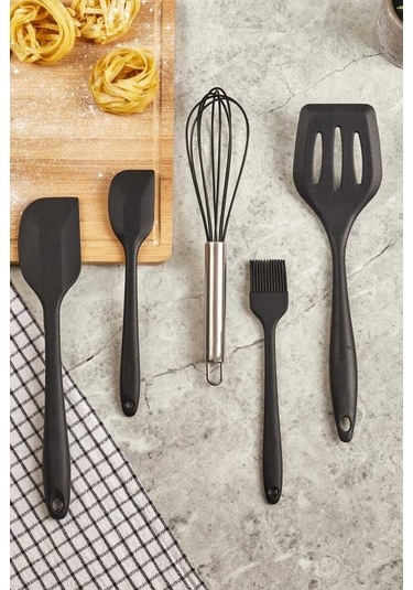 Leony Isıya Dayanıklı Yanmaz Yapışmaz 5 Adet Silikon Seti