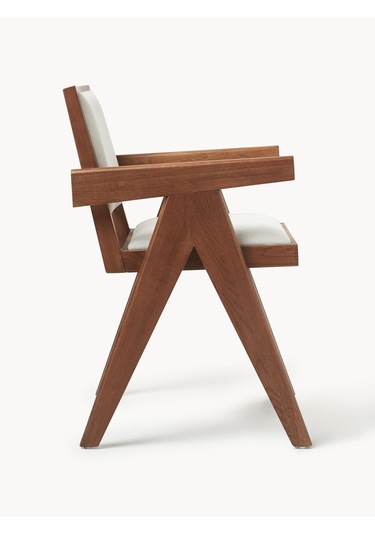 Kalmar Ahşap Ceviz Sandalye Ceviz - Beyaz