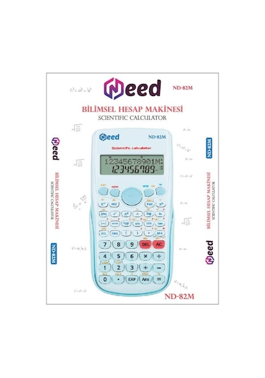 Need Nd-82m Mavi 240 Fonksiyonlu Bilimsel Hesap Makinesi Mavi
