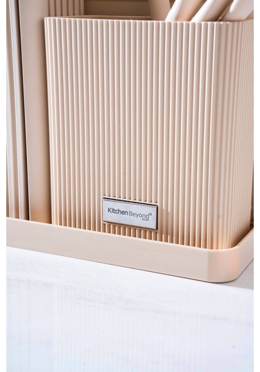 Cooper 14 Parça Standlı Kesme Tahtası Servis Ve Bıçak Seti Diğer