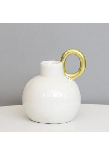 Suntek Konik Mumluklar Şamdanlar Şamdan Otel Seramik Şamdan