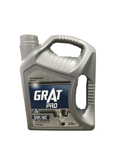 Grat Pro 5W-40 Tam Sentetik Motor Yağı 3.2 L