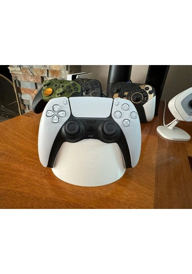 Playstation 5 Dualsense İçin Minimalist Stand Beyaz