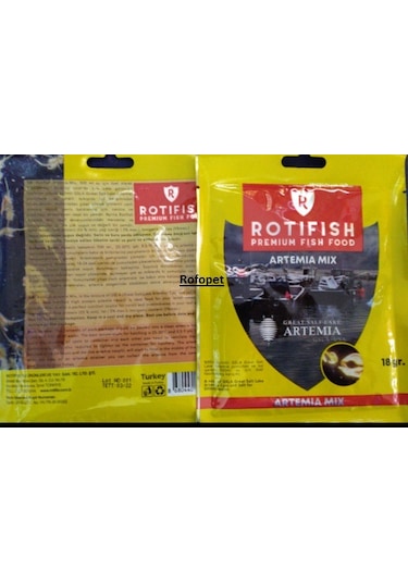 Rotifish Artemia Mix 18 G 5Li Paket Artemia Yumurtası