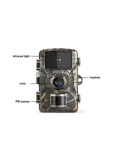 Lemestar Av Kamera Lixada Dl-01: 16mp Fotoğraf, 1080p Video, 0.8s Tetik Hızı, 90 Pır Algılama, 38 Ir Led Gece Görüşü, Ip66 Su Geçirmez Çok Renkli