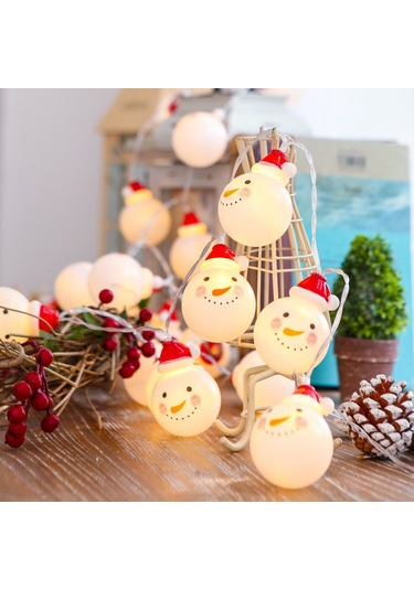 Ximistore9 Kralık Figürlü Led Noel Işık Zinciri, 1.5m 10 Işık, Pilli Kutusu Pil Yok , Ev Bahçe Dekorasyonu, Festivite Atmosferi