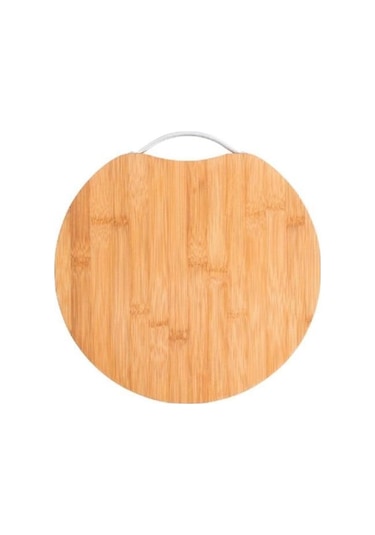 Balsa Bambu Yuvarlak Sunum Tahtası 25X25 B.Ek201