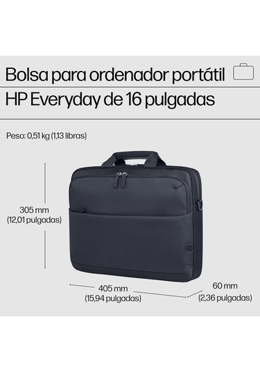 Hp Everyday 16 Laptop Bag Odyssey Gray A08kkaa Çok Renkli