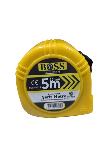 Boss Şerit Metre 5m X 25 Mm 12 Adet 5