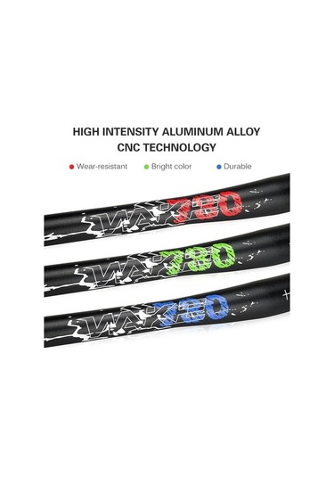 Artfulabode X U Şekilli Mavi Gidon Gidon Dağ Bisikleti Bisiklet Bisiklet Alüminyum Alaşımlı 780 31.8mm Od Mavi