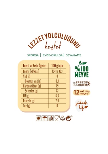 Yayla Enfies Freeze Dried Kavun 15 G X10 150 G
