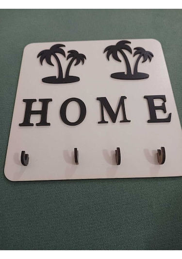 Palmiye Home Anahtar Askılığı Duvar Dekorasyonu