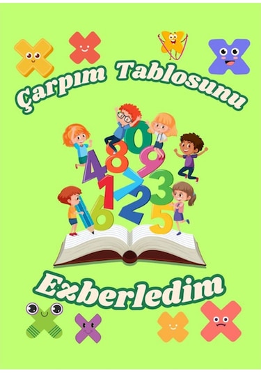48 Adet Öğrenci Başarı Tebrik Kartı 70x50 Mm Çarpım Tablosunu Öğrendim