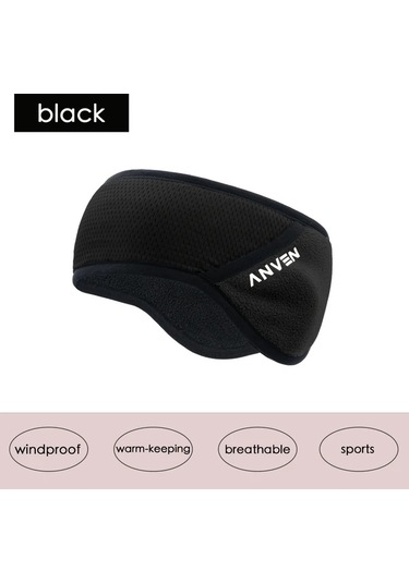 Primepickings Koyu Gri Rüzgarkıran Kulaklıklı Unisex Kışlık Kulak Koruyucu - Koşu, Kayak, Bisiklet Koyu Gri