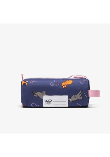 Herschel Settlement Playing Cats Çocuk Mavi Kalem Kutusu 30074 MAvi